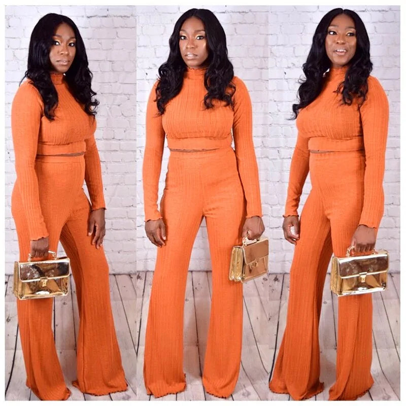 Women's Long Sleeve 2-Piece Lounge Wear Set