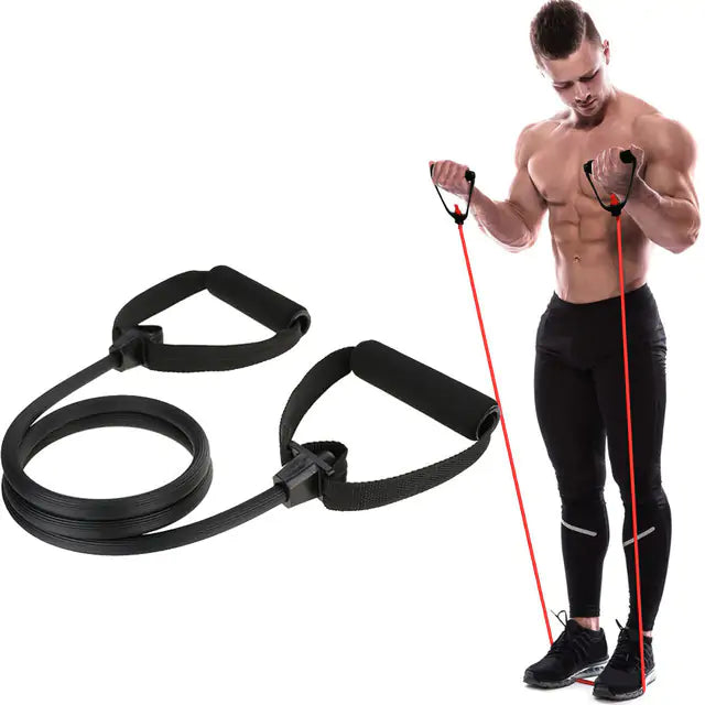 Fitness Resistance Band W/ Bar