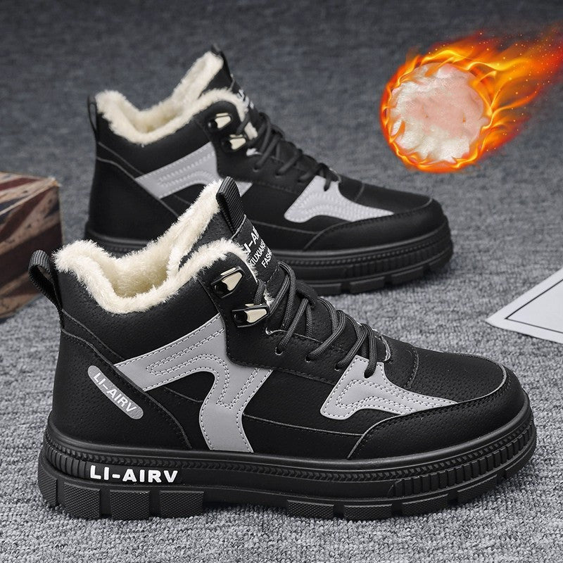 Men's Sherpa Lined Winter Ankle Boots