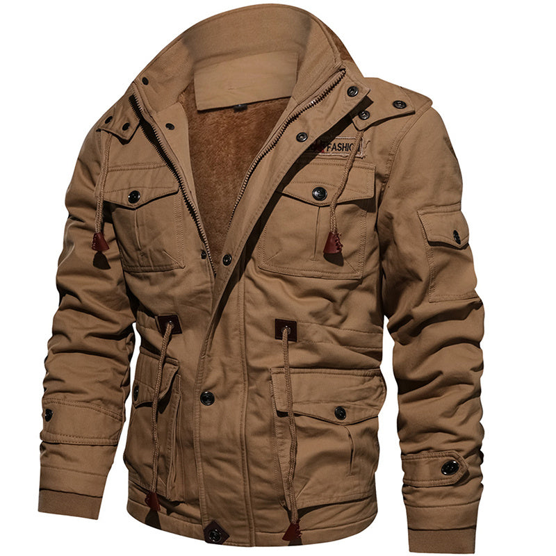Men's Thermal Outerwear Military Style Jacket