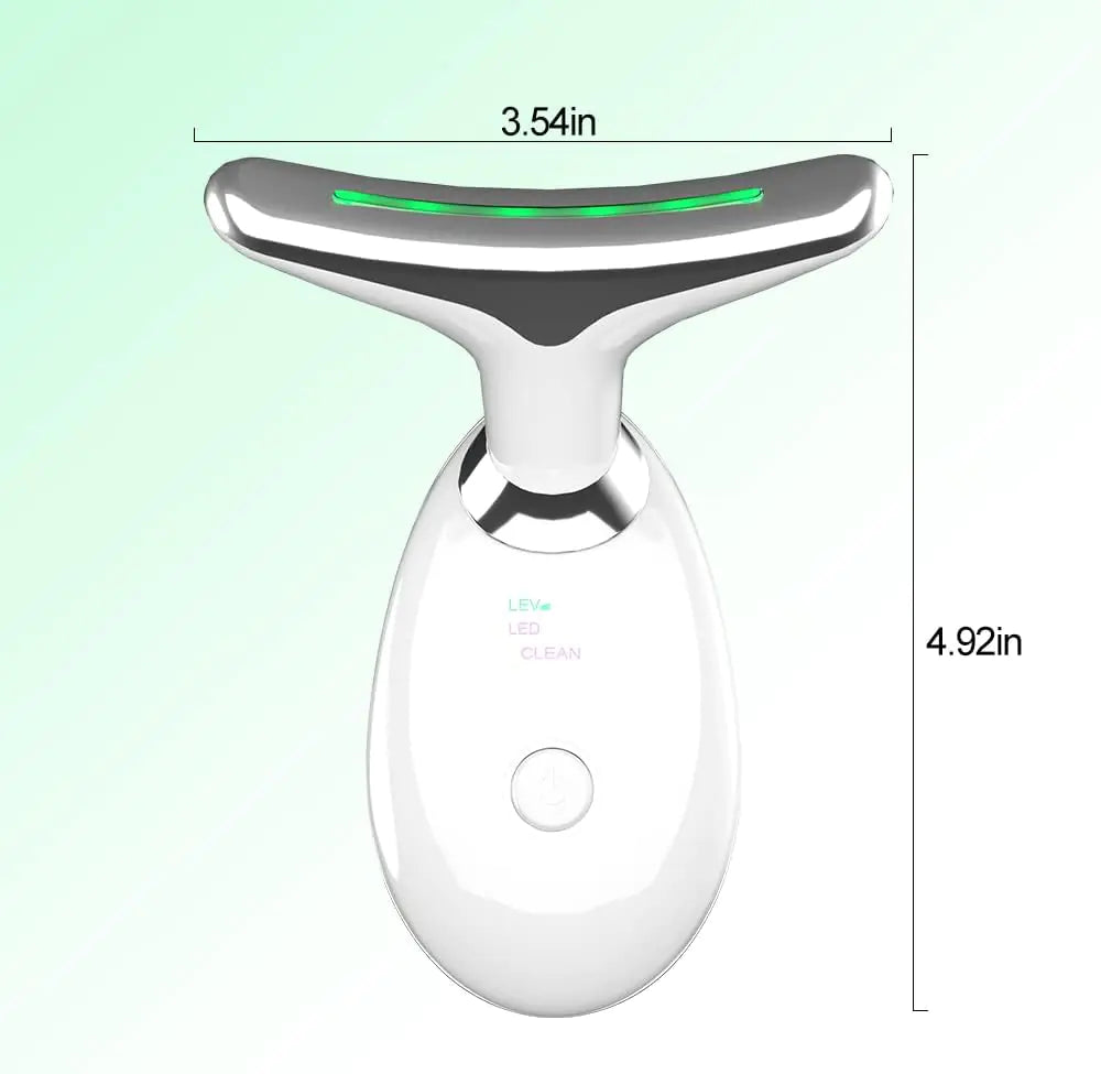LED Color Face Massager Tool, Face Sculpting Tool