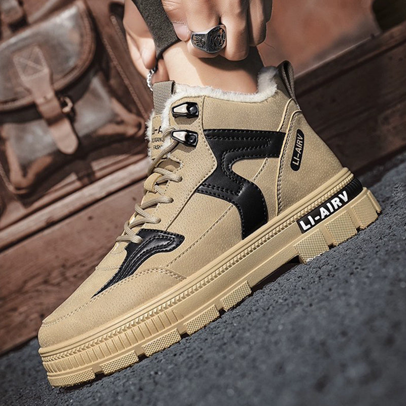 Men's Sherpa Lined Winter Ankle Boots