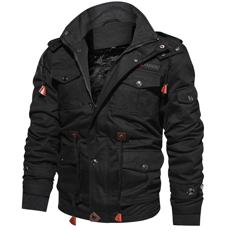 Men's Thermal Outerwear Military Style Jacket