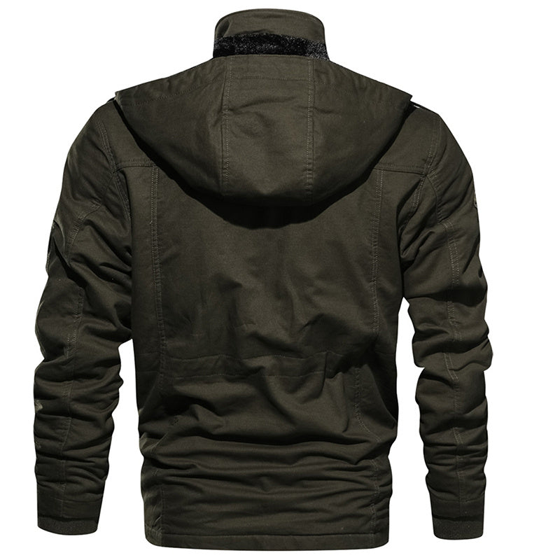 Men's Thermal Outerwear Military Style Jacket