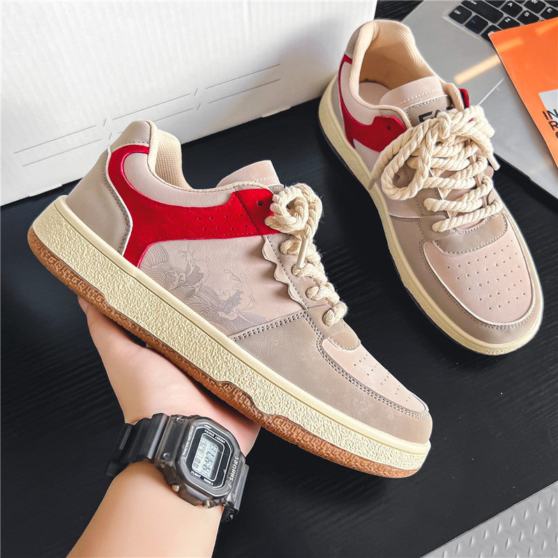 Lace-up Casual Comfortable Breathable Walking Flats Sneakers