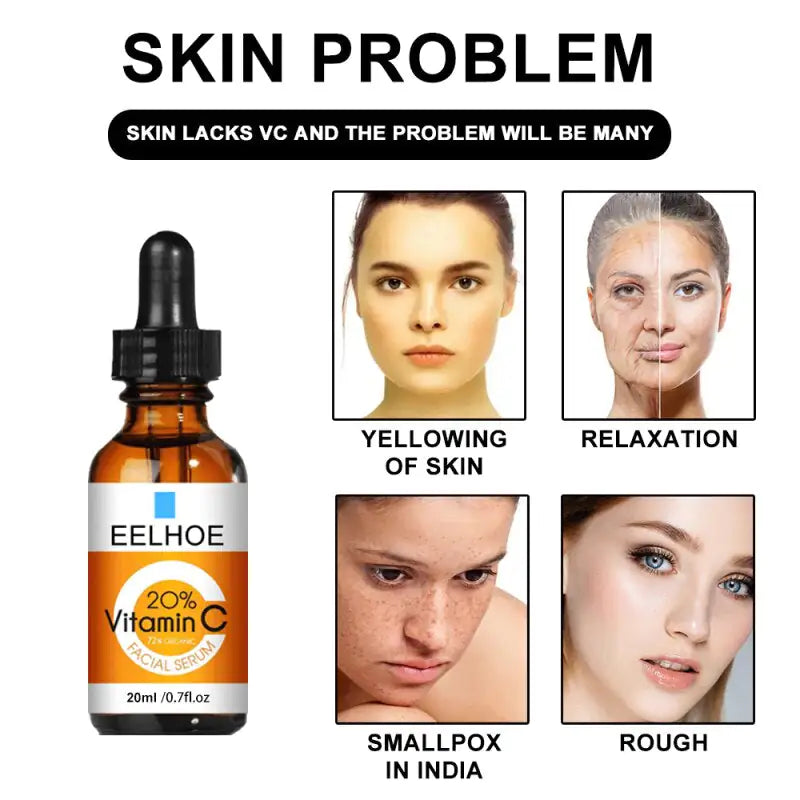 Hyaluronic Acid Vitamin C Serum Anti Wrinkle Facial Serum