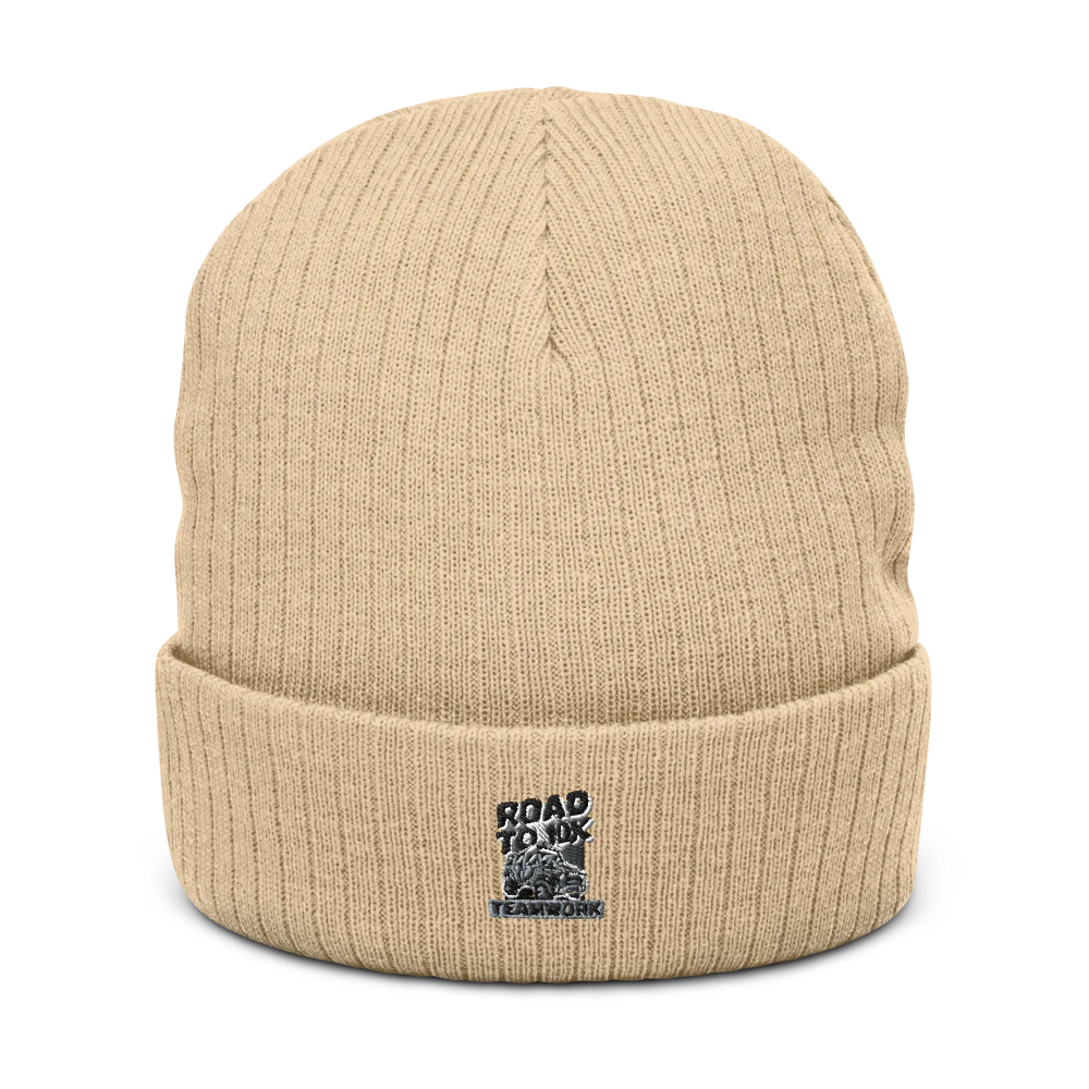 Men’s Road to 10k Teamwork Ribbed Knit Beanie