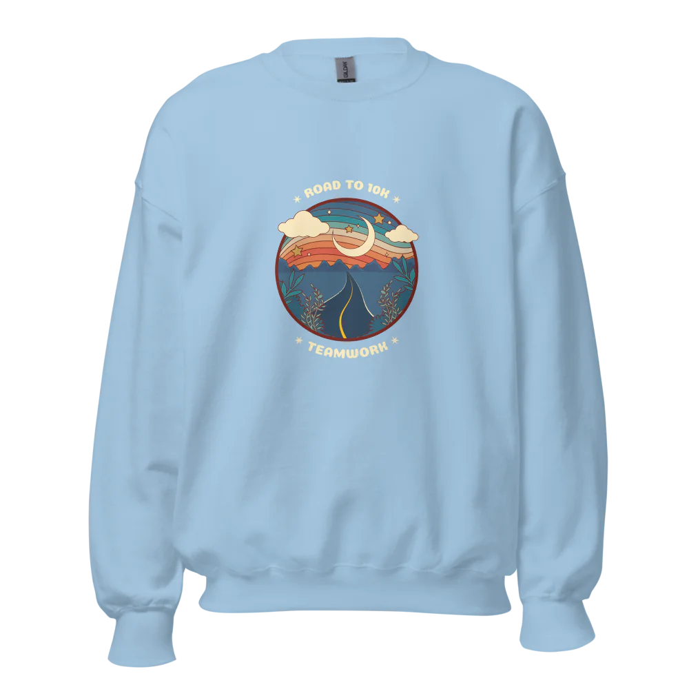 Women’s Road to 10k Teamwork Crew Neck Sweatshirt