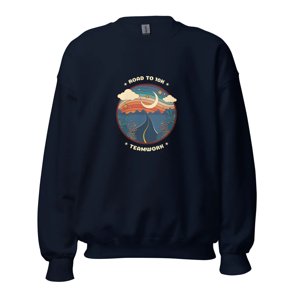 Women’s Road to 10k Teamwork Crew Neck Sweatshirt