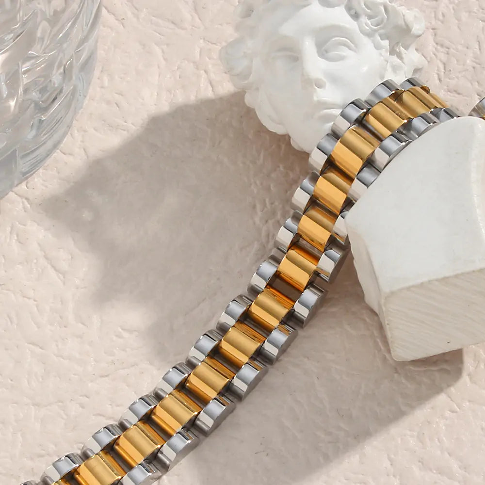 Gold Plated Link Bracelet