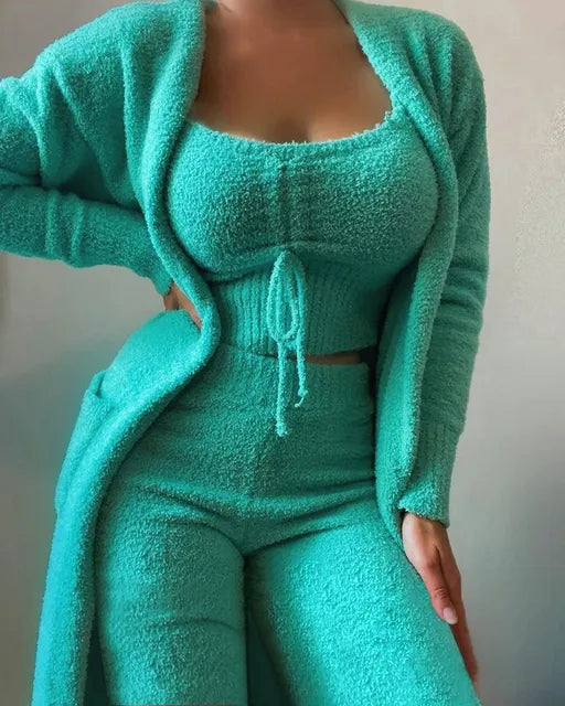 Women's Sherpa Loungewear Set