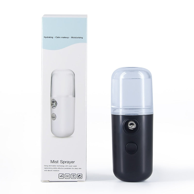 USB Nano Mist Facial Steamer and Sprayer Skin Moisturizer