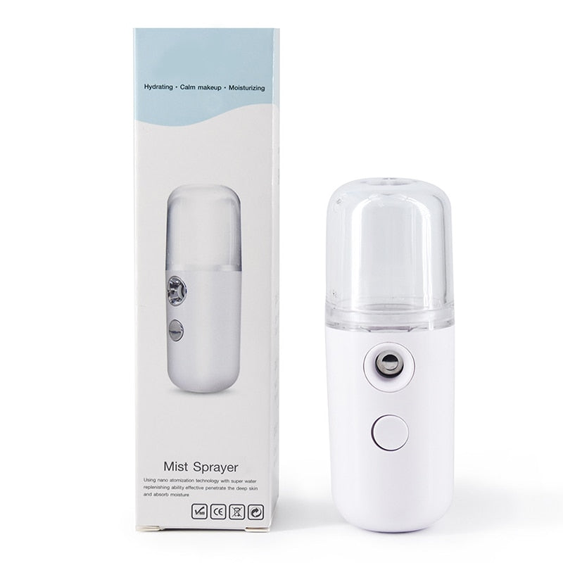 USB Nano Mist Facial Steamer and Sprayer Skin Moisturizer